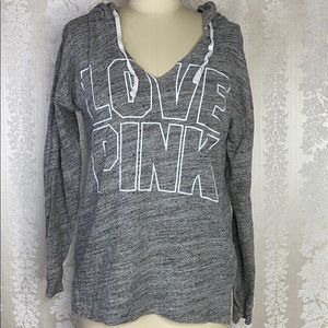 Pink Victoria secret grey sweater